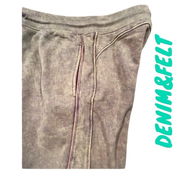 Alphalete Essential Oversized Joggers | Color: Earth Dye Brown Mineral Wash |NEW - Picture 5 of 12